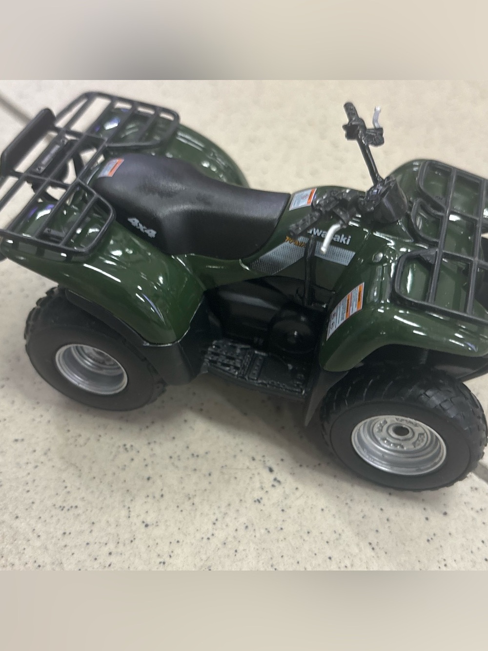 Kawasaki Dark Green Metal Diecast 4x4